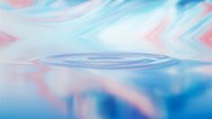 an abstract photo with blue, pink and white colors