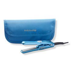 Mini Straightening Iron with Travel Pouch - BaBylissPRO | Ulta Beauty Travel Flat Iron, Straightening Iron, Travel Flats, Best Hair Straightener, Hair Straightening Iron, Travel Hairstyles, Straighten Iron, Styling Iron, Mini Pouches