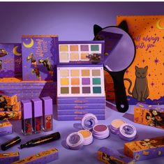 New Authentic Hocus Pocus Colourpop Full Makeup Set. Sealed. Also Sold Out Everywhere!! Hocus Pocus Makeup, Makeup Palette Collection, Face Stamp, Spider Face, Colourpop Makeup, Super Shock, Magical Makeup, Disney Makeup, Full Makeup