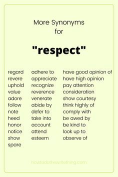 a poster with the words respect in different languages