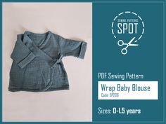 the sewing pattern for this baby blouse is easy to sew