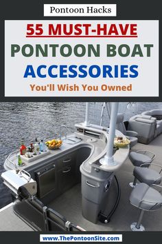 pontoon boat accessories Names For Boats, Luxury Pontoon Boats, Boat Organization