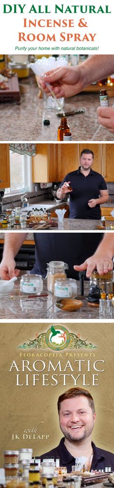 Learn how to create your own all natural botanical #incense & #essentialoil room spray in Video 2 of the Aromatic Lifestyle series with natural perfume expert JK DeLapp: http://wisdom.floracopeia.com/aromatic-lifestyle-intro-pt/ Natural Home Cleaning, Spiritual Science, Homemade Things, Learn To Live, Health Ideas, Hand Crafts, Natural Body Care, Natural Perfume