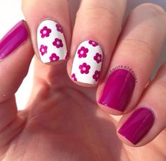 Nail Art Designs Videos, Cute Nail Art, Art Nails, Dipped Nails, Spring Fling