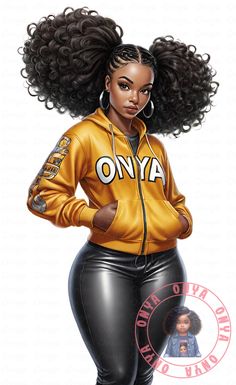 Afro Illustration, Afro Puffs, Rave Festival Outfits, Black Woman Artwork, Queen Black, Black Cartoon Characters, Afro Puff, African Queen, Black Cartoon