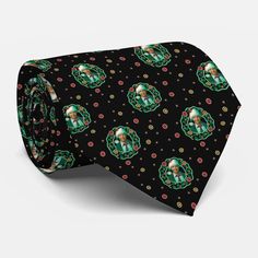 Clark Griswold Christmas Wreath Pattern Neck Tie, Adult Unisex, Size: Large, Pale Blue / Honey Dew / Peach Puff Christmas Vacation Decorations, Christmas Vacation Costumes, Christmas Wreath Pattern, Clark Griswold Christmas, Christmas Vacation Party, Blue Honey, Christmas Vacation Movie, National Lampoon's Christmas Vacation, Griswold Christmas