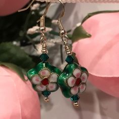 Length: About 2 Inches Material: Swarovski Pearl, Cloisonn. .925 Stamped French Ear Wires. One Earring Weight: 0.1 Oz To My Loves Fast Shipping. Smoke And Pets Free. Top Rated Seller. No Trade Please! Bundle & Save. #Earrings #Jewelry #Handmade #Handmadejewelry #Silver #Jewelrydesigner #Jewels #Earringstyle #Handmadeearrings #Earring #Beautiful #Love #Jewelrydesign #Gemstones #Crystals #Cloisonne #Artisanjewelry #Beads #Gemstone #Bhfyp Mikimoto Pearl Earrings, Violet Earrings, Vintage Rhinestone Earrings, Gold Bar Earrings, French Hook Earrings, One Earring, Gemstones Crystals, Ear Jacket Earring, Minimalist Studs