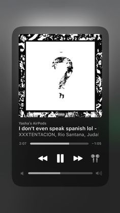 an mp3 player with the words don't even speak spanish lol on it