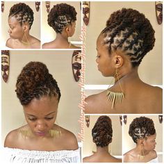 #longlivelocs #necijones #locs #locstyles #locstylesforwomen #2strandtwistlocs #loctwist #elegantlocs #beautifullocs #weddinglocstyles #naturalhair #locswithcolor Hair Stules, Sisterlocks Styles, Black Hair Updo Hairstyles, Natural Hair Stylists, Dreads Girl, Beautiful Dreadlocks, Short Locs Hairstyles, Dreadlock Style