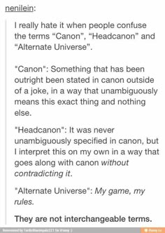 a text message that reads, i really hate it when people refuse the terms canon