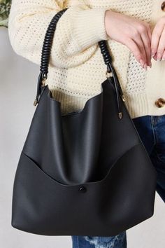 Faux Leather Handbag, Medium Sized Bags, Unique Top, Hobo Bags, Women's Hats, Leather Hobo, Bag Fashion, Bags Backpacks