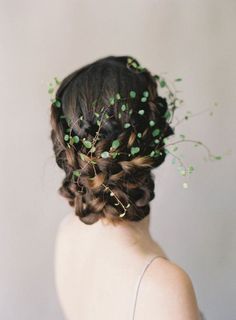 Bridal Hair Inspiration, Natural Hairstyle, House Stark, Bridal Updo, Bridal Hair And Makeup, Hair Dos, Pretty Hairstyles, Flowers In Hair, Wabi Sabi