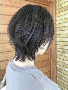 Layered Bob Cut, Trendy Hairstyle, Edgy Short Hair, Girl Short Hair