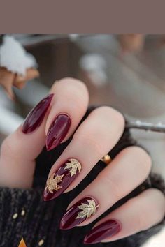 Nail Art Designs Green Colour, Elegant Burgundy Nails, Burgundy And Green Nails, Nail Shades, Autumn Nail, Spooky Art