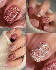 Mauve Dipped Nails, Rose Gold Dip Nail Ideas, Wedding Mani And Pedi, Burgundy Dip Powder Nail Ideas, Pink And Mauve Nails, Dipped Pink Nails, Dusty Pink Gel Nails, Fall Pink Dip Nails, Fall Powder Nails