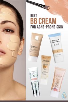 Bb Cream For Acne Prone Skin, Cc Cream For Acne Prone Skin, Bb Cream Makeup Look, Covergirl Bb Cream, Bb Cream For Oily Skin, Cream For Acne, Best Cc Cream, Bb Cream Best, Bb Cream Makeup