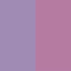 two different shades of purple and pink, with one being the same color as the other