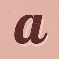 the letter c is made up of brown and white letters on a pink background,