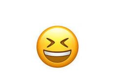 an emoticive smiley face with one eye open