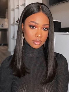 Chinalacewig Straight Bob Glueless 13x6 HD Lace Front Wigs NCF61 Lace Wigs Styles, Curly Lace Wig, Human Wigs, Straight Lace Front Wigs, Short Bob Wigs, Human Hair Lace Wigs, Hair Color For Black Hair, Lace Frontal Wig, Bob Wigs