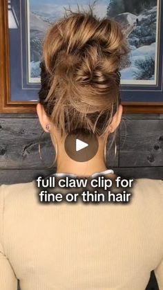 Cute Lazy Hairstyles, Long Hair Dos, Hair Pro, Hair Tutorials, Hair Dos, Dry Shampoo, Hair Updos, Fine Hair, Style Ideas