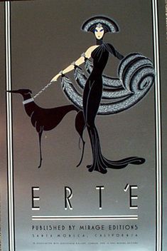 an advertisement for herte perfume with a woman holding a dog on the back of it