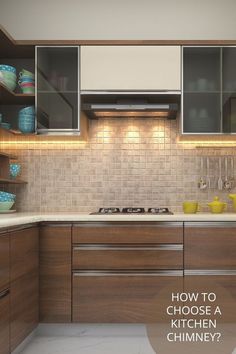 How to choose a chimney for your modular kitchen Kitchen Dining Design, Modern Kitchen Colours, Kitchen Chimney