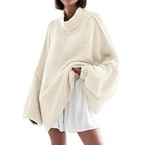 Oversized Sweater Women, Casual Tunics, Oversized Sweaters, Tunic Sweater, Bat Wings, Sweaters Oversized, Christmas 2024, Mock Neck, Ribbed Knit