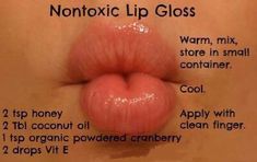 Lip Gloss Homemade, Natural Lip Gloss, Diy Lip Gloss, Diy Lips, Diy Cosmetics, Clear Gloss, Very Scary