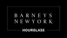 the logo for barney's new york hourglass