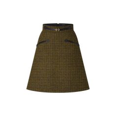 Women Louis Vuitton, Shorts Collection, Twill Skirt, Belted Mini Skirt, Designer Skirts, Jersey Skirt, Traditional English, Belted Shorts, Winter Girls