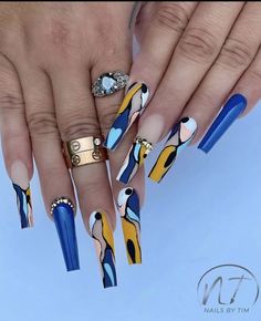 Nail Nude, 2022 Nails, Line Abstract, Hippie Nails, Ombre Nail Designs, Pretty Nail Art Designs, Dope Nail Designs, Crazy Nails