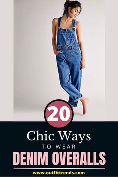 How To Wear Jean Overalls Outfit, Womens Jean Overalls Outfit, Jean Bibs Overalls Outfit, Style Dungarees Outfit, How To Wear Overalls Fall, Overalls Undone, How To Style Bib Overalls, How To Wear Overalls In Winter, How To Style Jean Overalls