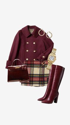 Nutcracker Show Outfits, Classy College Outfits Winter, Designer Clothes Aesthetic, Russian Outfit Women, Blair Waldorf Outfits Inspired, Winter Outfits Inspiration, Classy Outfit Aesthetic, Classy Christmas Outfit, Freddy Cousin Brown