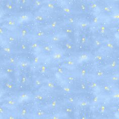 a blue background with small yellow stars on it