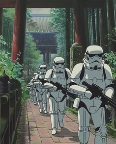 Studio Ghibli Star Wars, The Galactic Empire, Scifi Soldier, Star Wars Anime, Star Wars Vehicles, Star Wars Love