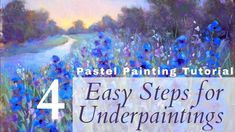 four easy steps to painting flowers with pastel