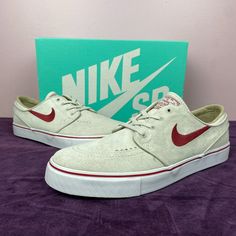 Nike Sb Zoom Stefan Janoski Shoes Suede Light Bone/Team Red White. Size - Us Size 10 / Uk_9 . Color - Light Bone Team Red White. New In Box, Unworn. Includes Original Box, Extra Laces. Thank You For Looking. Don't Forget To Like And Share. I Also Have Bundle Deal Going On Right Now! 20%Off Any 2 Or More Items. Have A Wonderful Day. Leather Custom Sneakers With Red Sole For Skateboarding, Red Sole Lace-up Skate Shoes, Leather Skate Shoes With Red Sole, Lace-up Skate Shoes With Red Sole, Nike Low-top Skate Shoes With Red Sole, Nike Suede Round Toe Skate Shoes, Nike Suede Skate Shoes With Round Toe, Nike Lace-up Skate Shoes With Red Sole, Red Nike Skate Shoes With Vulcanized Sole