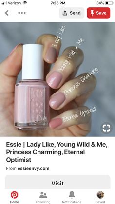 Mauve Nail Polish, Spring Nail Polish, Back To School Nails, Nail Design Inspiration, Nail Paint, Chic Nails