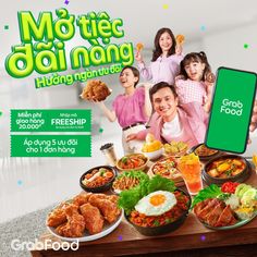 an advertisement for the korean food company