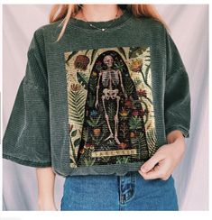 Estilo Hippie, Mode Boho, Couture Mode, Mode Casual, Moda Vintage, Print Tee, Skull Print, Fashion Pattern, Fashion Vintage