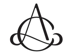 the letter a is inscribed in a circle with an arrow on it's side