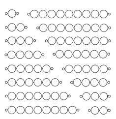 a set of circles that have been drawn in the shape of an o - ring