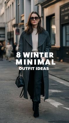 Winter Minimalist Outfit, Minimal Outfit Ideas, Cute Winter Outfit, Outfit Ideas 2024, Capsule Wardrobe Outfits, Winter Outfit Ideas, Winter Capsule Wardrobe, Easy Winter Outfit, Fashion Fail