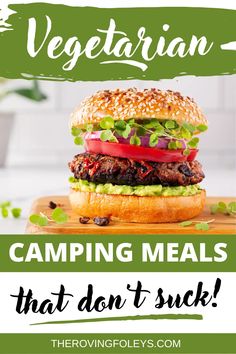 Easy Vegetarian Camping Meals, Rv Recipes, Vegetarian Wraps