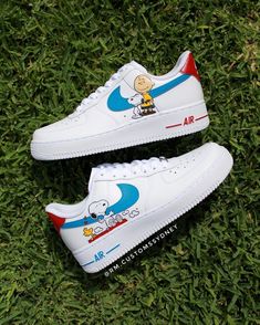 Snoopy and Charlie Air Force 1 Custom Check more at https://danielcustoms.com/product/snoopy-and-charlie-air-force-1-custom/