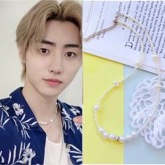 Enhypen Sunghoon Inspired Choker Park Sunghoon Beaded - Etsy Kpop Inspired Necklace, Beads Bracelet Kpop Idol, Kpop Idols Necklace, Enhypen Inspired Beads Bracelet, Cute Pearl Necklaces, Kpop Idol Beaded Jewelry, Kpop Idols Accessories Diy, Korean Beads Necklace, Enhypen Beaded Jewelry