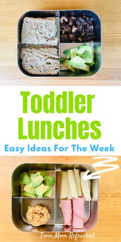 Lunches For Toddlers, Healthy Toddler Lunch, Toddler Food Ideas, Toddler Lunch Ideas, Easy Toddler Lunches, Daycare Meals, Toddler Daycare, Toddler Lunch