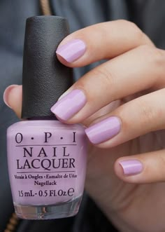 Spring Nails Opi Gel, Light Purple Pink Nails, Purple Opi Nail Polish, Opi Purple Palazzo Pants, Purple Nail Polish Colors, Opi Purple, Opi Nail Polish Colors, Opi Nail Colors, Purple Nail Polish