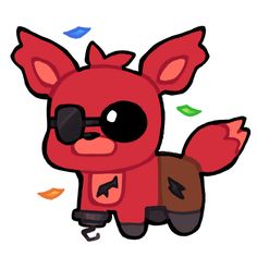 an animal with sunglasses on its face and some leaves flying around it's neck